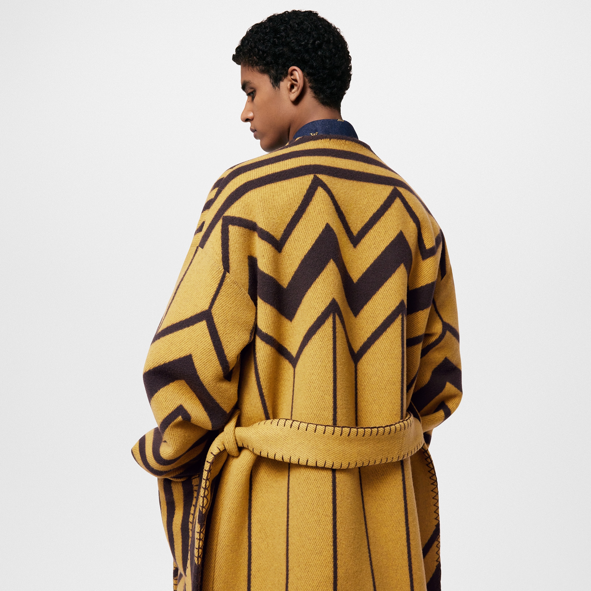 Men's wool blanket on sale coat